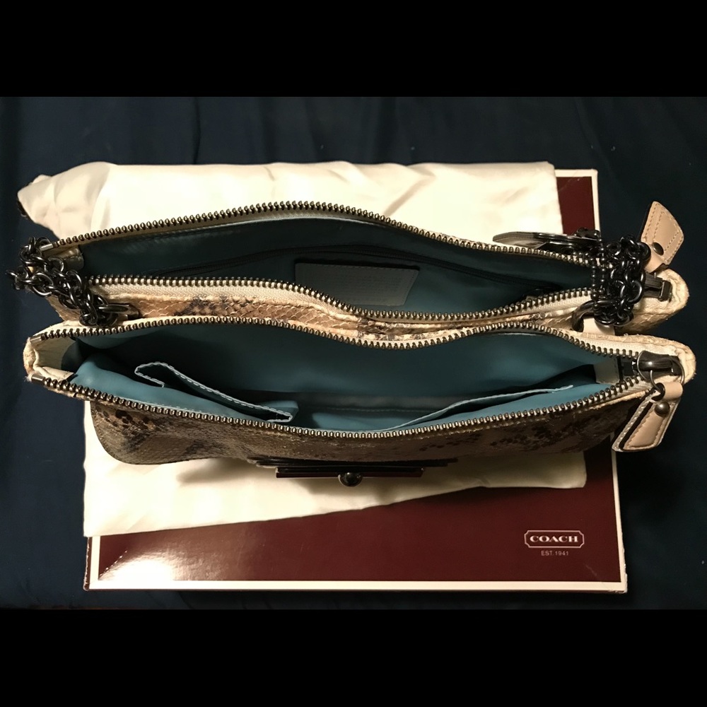 Python Skin Coach Purse - image 6